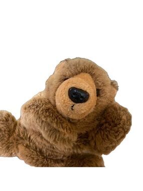 Vintage 1987 R. Dakin Bear Hand Puppet 12” OS